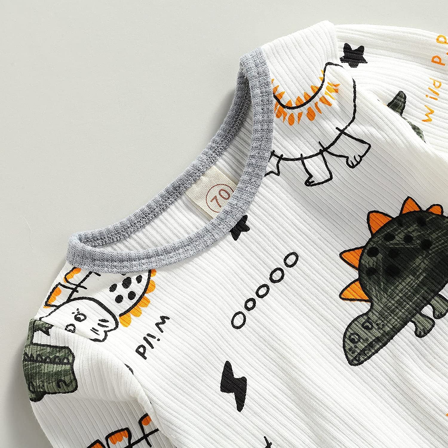 0-24M Dinosaur Newborn Infant Baby Boy Clothes Set Long Sleeve Sweatshirts Tops Pants Outfits